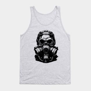 skull with a gasmask Tank Top